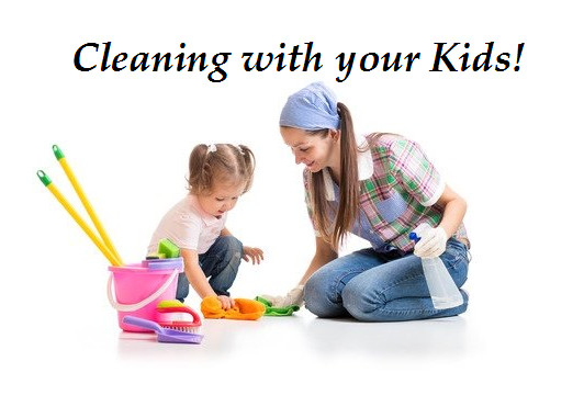 Cleaning with your kids