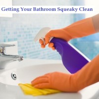 Getting your bathroom squeaky clean