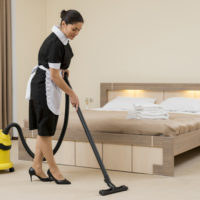 Bed room vaccum cleaning