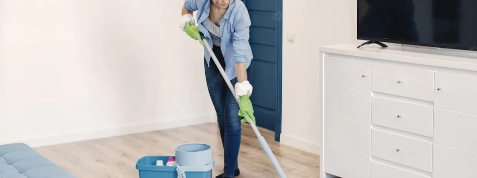 cleaning home
